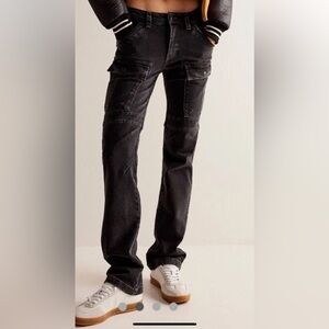 EUC Free People We The Free "Dream Maker" 
Mid-Rise Boot Cut Jeans! Size 24